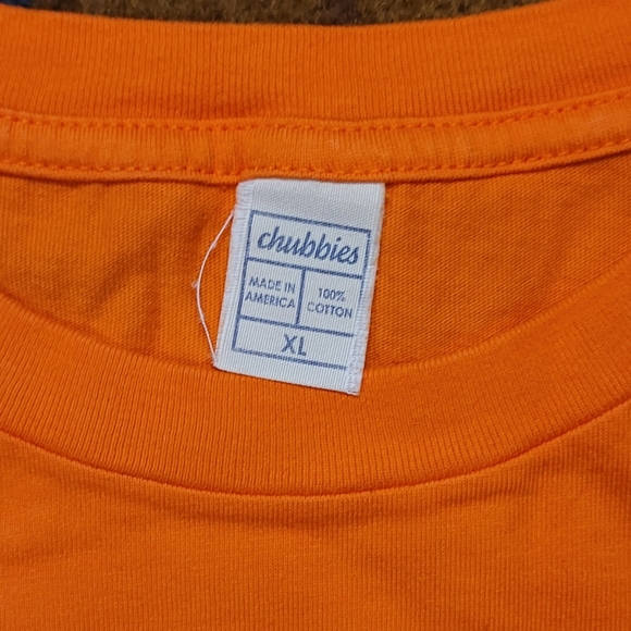 New Old Stock Chubbies Clemson University Tigers Pocket Tee Shirt Size XL - Picture 3 of 5